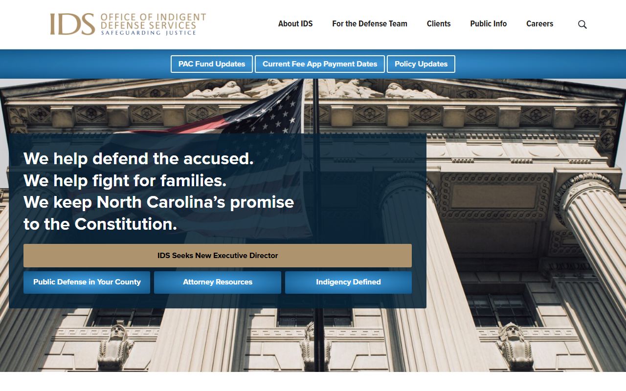 Anson County arrest records and court charges indigent defense resource