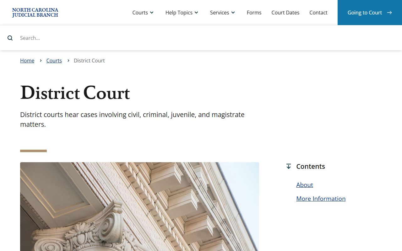 Anson County Superior Court and District Court comparison