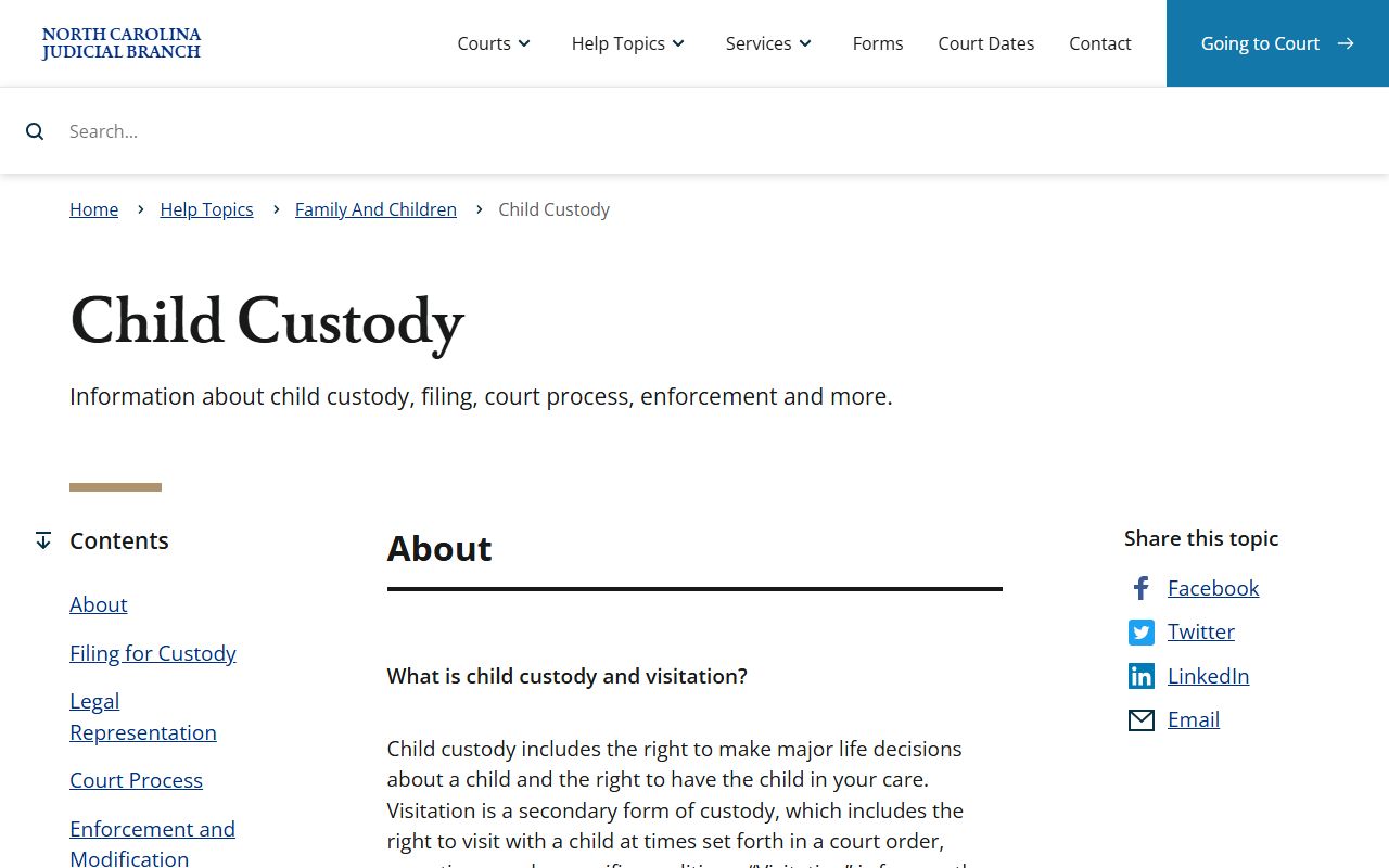 Anson County probate records child custody and family proceedings